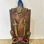 Vintage Peruvian Decorative Incense Burner Gem Stone Fantasy Whimsigoth