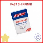 Secure Denture Adhesive Strips     Zinc Free     Waterproof     Comfortable Cushion Fi