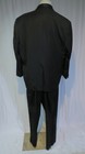 Tom James Bespoke Solid Black One Button Shawl Collar Tuxedo 52r