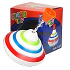 Classic Spinnin Tops Toy Led Light Music Gyro Toy Hand Push Down Spinner Top