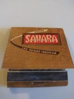 Vintage Matchbook Cover From Hotel Sahara Las Vegas Nevada