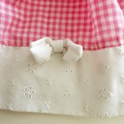 Vintage Mayfair Baby Girl Ruffled Eyelet Trim   Bow Dress   Pink Gingham - 2t