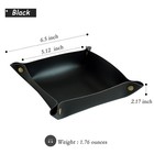 Banugo Valet Tray  Leather Tray  Small Catchall Tray  Foldable Jewelry Travel