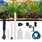 Electric Vacuum Cleaner Aquarium Gravel Cleaner Adjustable Automatic Fish Tank