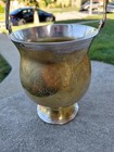 Vintage Epns 217 Silver Plated Pedestal Ice Bucket With Handle