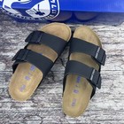 Birkenstock Arizona Soft Footbed Black Birko-flor Unisex Sandals Size Eu37-45