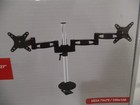 Fits For 13 -27    Dual Lcd Monitor Desk Mount Arm Stand Heavy-duty Adjustable