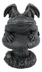Ebros Gift Toad Gargoyle On Mushroom Figurine Collectible 5  Height Horned