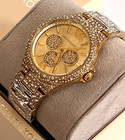 Michael Kors Mk6958 Oversized Camille Pav   Gold-tone Ladies Watch Bnwt Gbox  495