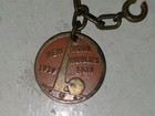 Vintage 1939 New York World s Fair Charm Bracelet 6 Charms orange blue green