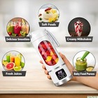 Portable Blender Juicer Machine Mini Rechargeable Smoothie Maker Travel Cup