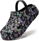 Women Nurse Walking Clogs Slip On Comfort Medical Work Shoe Platform Support