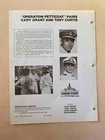 Operation Petticoat Campaign Sheet 1964 Cary Grant  Tony Curtis