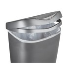 Umbra 084200-410 Plastic 13 Gal  Wastebasket 25-1 2   H X 17   W X 13   D  Gray