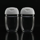 1oz Hand Gels Lotion Empty Plastic Pocket Flip Cap Pet Squeeze Travel Bottles