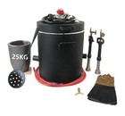 25 Kg Large Gas Metal Melting Furnace Dual Propane Smelting Furnace Deluxe Kit