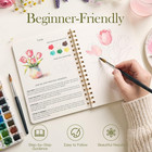 Watercolor Workbook For Adults   Beginners  12 Guided Painting Projects   Beginn