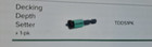 2  New Trex Hideaway Enhanced Decking Depth Setters Tdds1pk