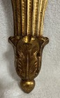 Vintage Italian  large Wood Gold Italy Shelf Sconce Antique Carved 12x10x5