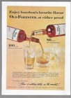 1961 Winston Cigarettes   Old Forrester Bourbon Whiskey Vintage Print Ads