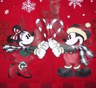 Nwt Disney Parks Mickey   Minnie Christmas Tote Bag