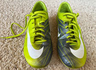 Nike Mens Mercurial Green Cleats Rare 2010 Model Size 10 Us  396121-311