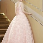 Luxury Petal Evening Trailing Dress Elegant Long Prom Party Dresses Customized
