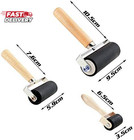 3 Pack Rubber Roller - Brayer Rollers With 3 Size For Crafting Brayer Rollers Fo
