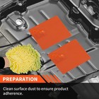 2pcs Silicone Car Engine Heater Pad - 4  X 5  Self-adhesive Oil Pan Heater Pad W