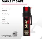 Sabre Pepper Gel 0 67oz Black Pepper Spray For Self Defense With Clip