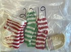 Vintage 4 Pairs Doll Stockings Various Sizes For Antique Bisque Dolls Lot 2219