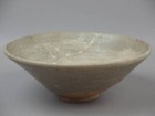 Tea Utensils Antique Korean Joseon Dynasty Brushed Pottery Bowl With Repairs
