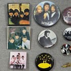 Vintage Beatles Wings Pinback Button Pin Lot Yellow Submarine Paul Mccartney