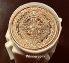 Aztec Calendar Golden State Mint 1 Oz  999 Fine Copper Bu Round Usa