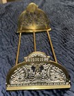 Vintage Brass Adjustable Book Ends Rack Bookrack Book Holder