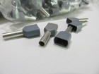 100 Pack   Panduit - Ftd81-12-c  Terminal  Wire Ferrule  12awg  Grey