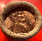 1951 P Obw Old Bank Wrap Roll Bu Uncirculated Lincoln Wheat Cent Pennies