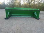 6  Xp24 John Deere Snow Pusher With Pullback- Tractor Loader- Free Shipping