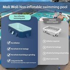 Swimming Pool 100  x52  x21    Foldable Hard Plastic For Indoor Outdoor Use