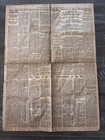 Original New York Times Dec 8  1941     Japan Attacks Pearl Harbor     Wwii Headline