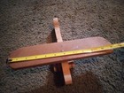 Vintage Wooden Toys Handmade Medium Size Lot Of 2 Very Nice 