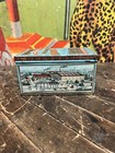 Vintage C  1910 Scapini Biscuits Tin Can Sign French Factory Paris France Food