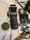 Kiev 88  Slr Vintage 1985  6x6 Cm Medium Format 4  Camera Backs 250 Mm Lens