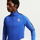 France Soccer 2026 Strike Drill Top Nike Blue 1 4 Zip Training Jersey Mens New