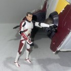 Hasbro Star Wars The Clone Wars 2010 Republic Attack Shuttle Ship Incomplete fig