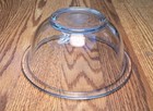 Vintage Pyrex Mixing Bowl   322 1 Liter Clear Borosilicate Glass Nesting Bowl