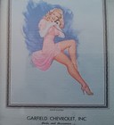 Rare Vintage 1949 Garfield Chevrolet Advertising Calendar Milwaukee Wisconsin 