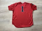  1 Game Used Worn Salem Red Sox Red Jersey Milb