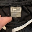 Nike Track Pants Youth Large 14-16 Black White Colorblock Athletic Performance