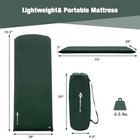 Costway Portable   Lightweight Folding Foam Sleeping Cot For Camping Green
